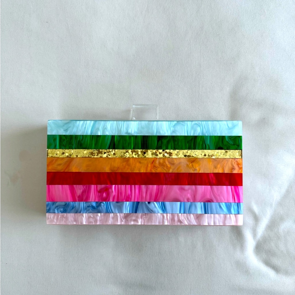Milanblocks Acrylic Clutch